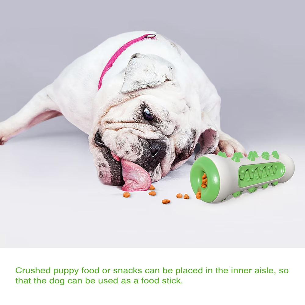 Rubber Dog Molar Toothbrush Toys Chew Cleaning Teeth Safe Puppy Dental Care Soft Pet Cleaning Toy Supplies Pet Accessories Green