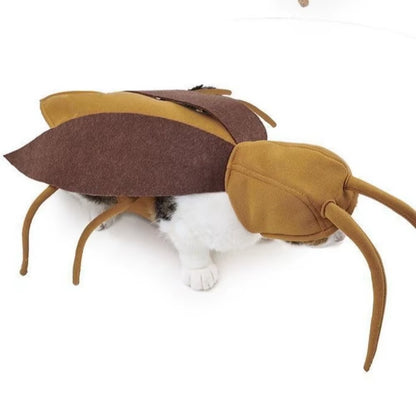 Realistic Pet Cockroach Cosplay Costume Funny with Wing Cat Cosplay Clothes Creative Costume Pranks Outfit Small Dogs