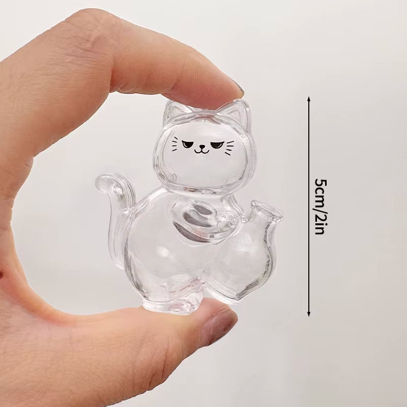 Cat Hair Storage Fridge Magnets Cat Whisker Holder Cat Hair Collection Fridge Magnets Pet Fur Keepsake Capsule DIY Souvenirs