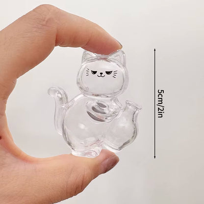 Cat Hair Storage Fridge Magnets Cat Whisker Holder Cat Hair Collection Fridge Magnets Pet Fur Keepsake Capsule DIY Souvenirs