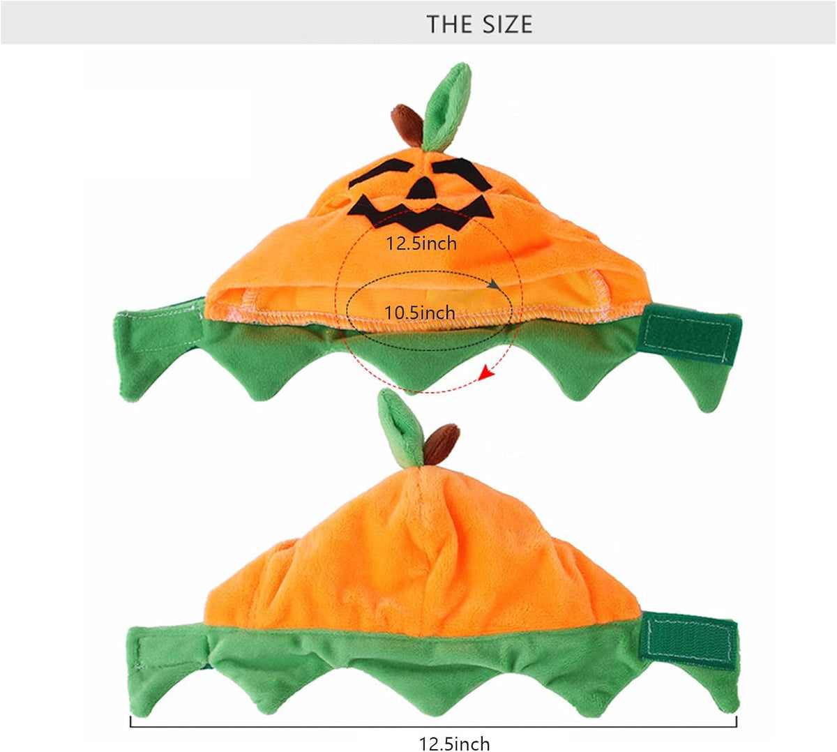 Halloween Pumpkin Cat Hat Costume