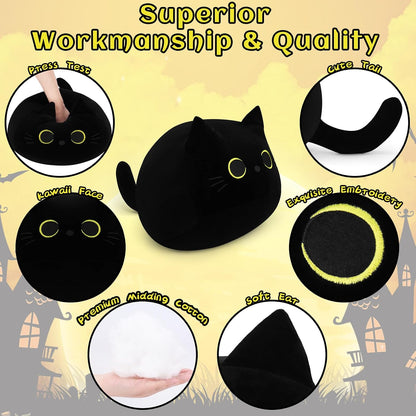 Giant Black Cat Plush Toy 19 inch Halloween