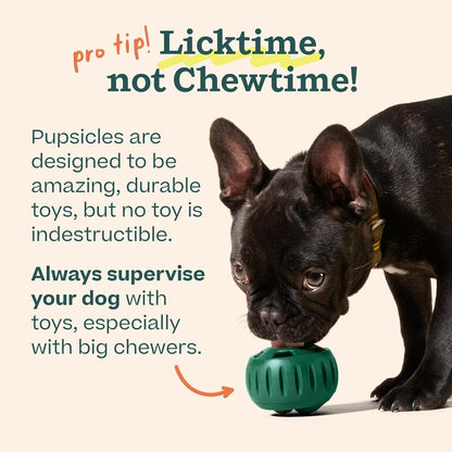 WOOF Pupsicle Interactive Dog Ball Toy - Large (Green)