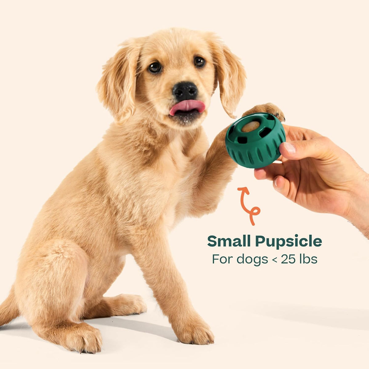 WOOF Pupsicle Interactive Dog Ball Toy - Large (Green)