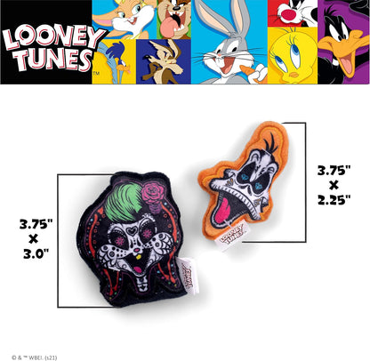 Halloween Daffy and Lola Dog Toy Set, 2 Pk