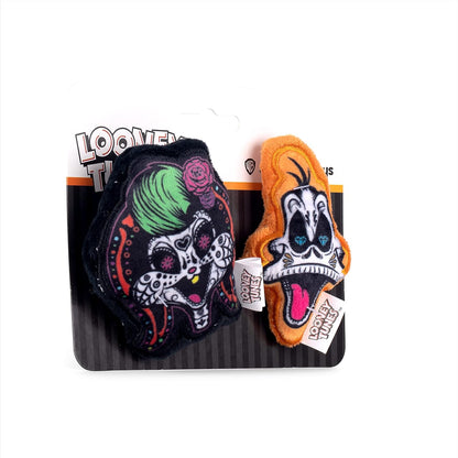 Halloween Daffy and Lola Dog Toy Set, 2 Pk
