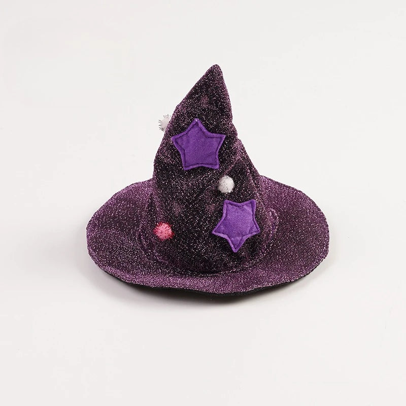 Purple Star Witch Cloak Halloween Pet Costume