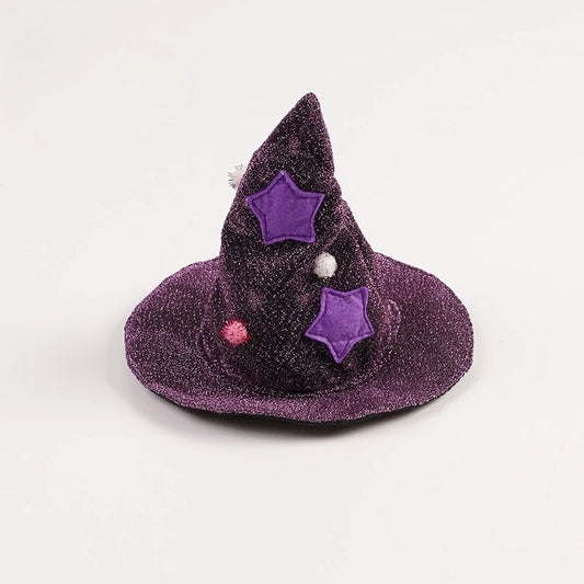 Purple Star Witch Cloak Halloween Pet Costume