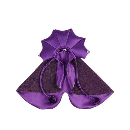 Purple Star Witch Cloak Halloween Pet Costume