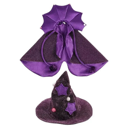 Cat Wizard Witch Halloween Costume with Hat