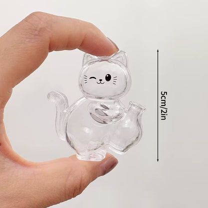 Cat Hair Storage Fridge Magnets Cat Whisker Holder Cat Hair Collection Fridge Magnets Pet Fur Keepsake Capsule DIY Souvenirs