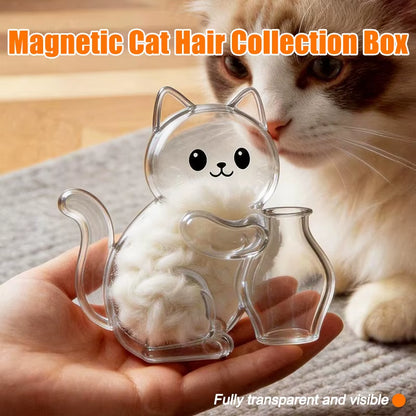 Cat Hair Storage Fridge Magnets Cat Whisker Holder Cat Hair Collection Fridge Magnets Pet Fur Keepsake Capsule DIY Souvenirs