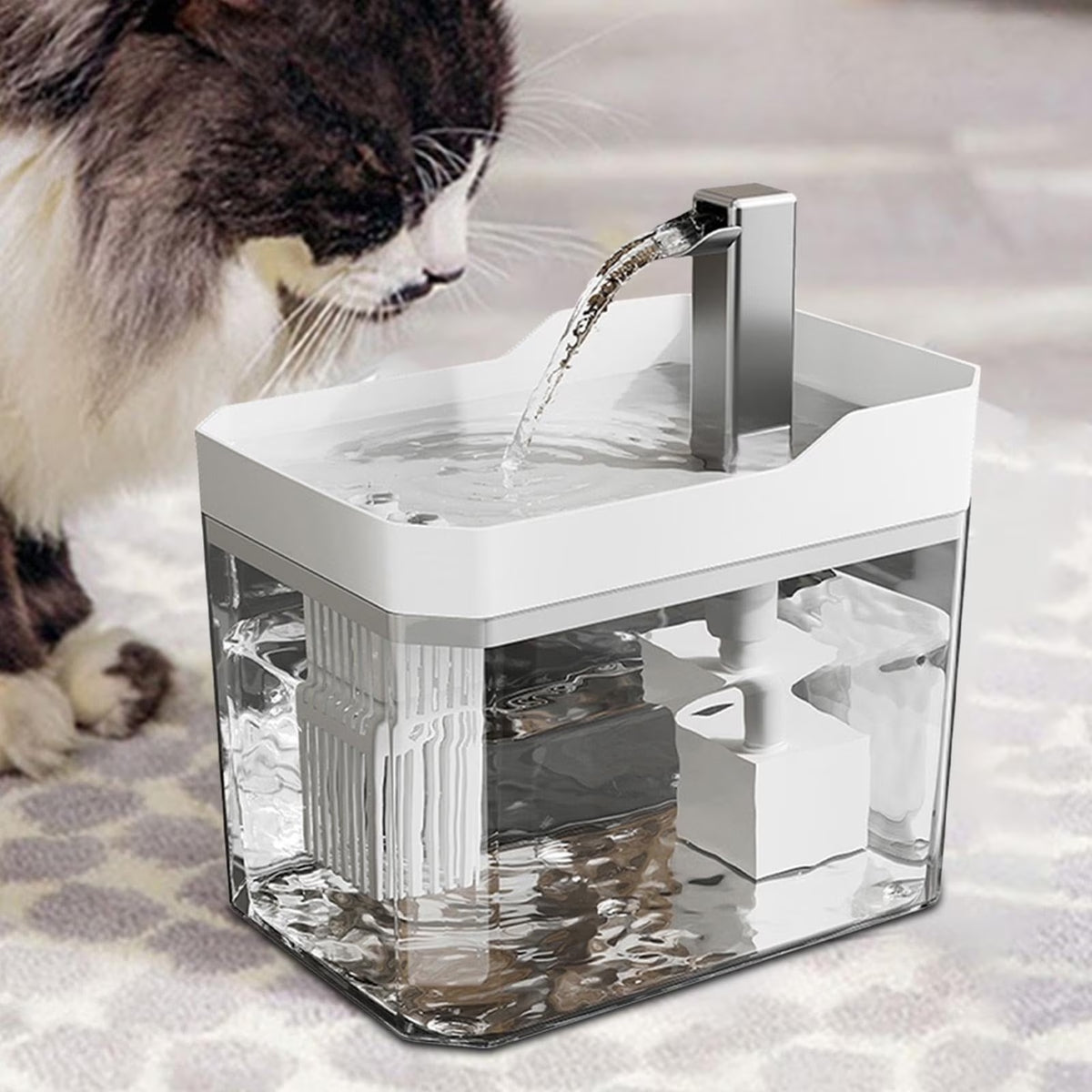 Automatic Pet Water Dispenser Silent Circulating Fountain for Cats Dogs Pet Water Fountain Cat Water Fountain Dog Water Fountain Pet Fountain