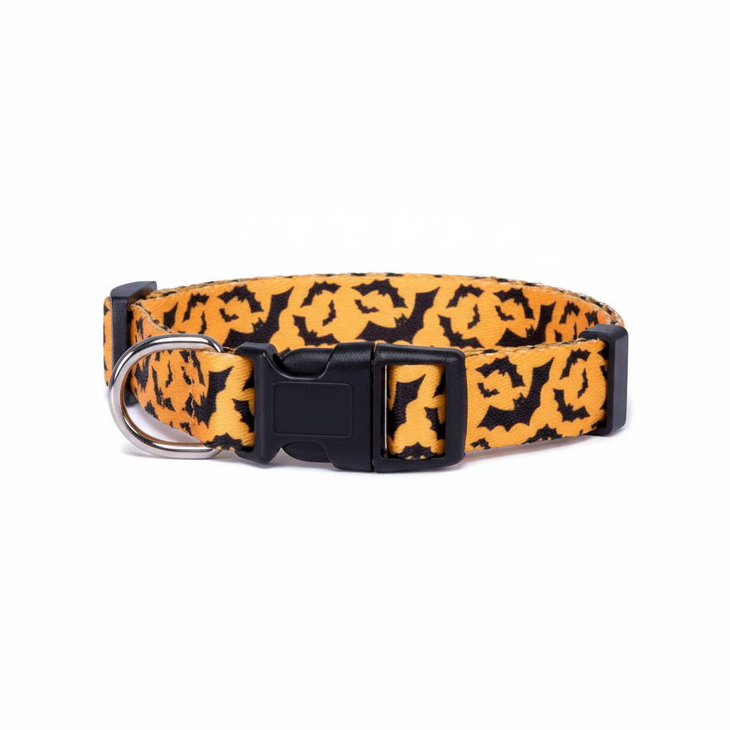 Halloween Bats Collar with white padding